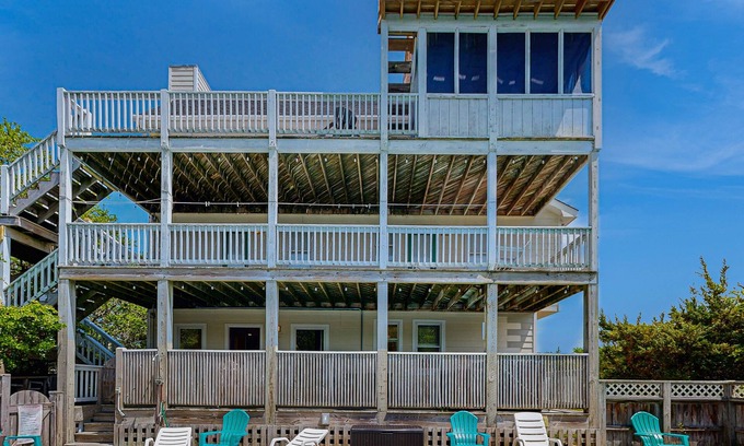 Avon House | Waterfront home with private pool, hot tub, pool table & fireplace -dog-friendly