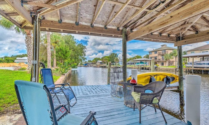 Dixie Shores House | Waterfront Home with Dock, Kayaks, Pool and More!
