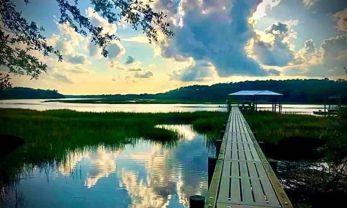 Meggett House | Waterfront Home With Deep Water Dock Near Charleston, S.C.