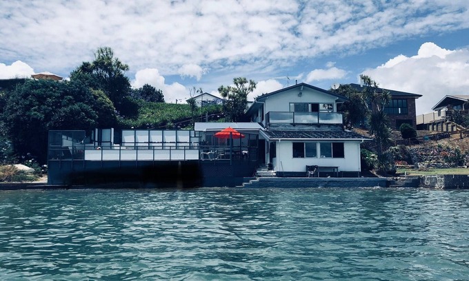 Clarks Beach House | Waterfront Oasis: Panoramic views, pool, pet-friendly. Like living on a boat.