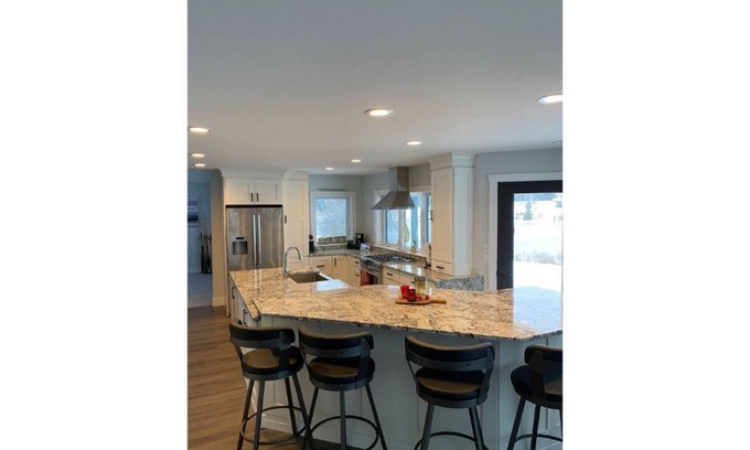 Cheboygan House | Waterfront retreat-Dock. Kayaks. Beach. Arcade. Private.