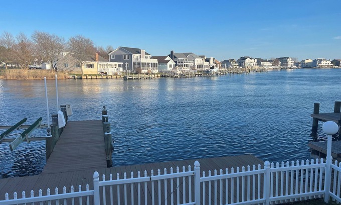 North Ocean City House | Waterfront retreat with 4BR, 4.5BA, stunning views & beach 1 mile away!n