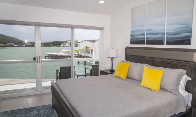 Jolly Harbour Ski Chalet | Waterfront Villa 232D South Finger, Jolly Harbour