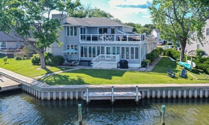 Ocean Pines House | Waterfront w/Dock, Rooftop Terrace & 2 Kings