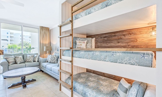 Fort Walton Beach Condo | Waterscape B218~Ground Level to Pool~1 Bedroom~Bunk House!
