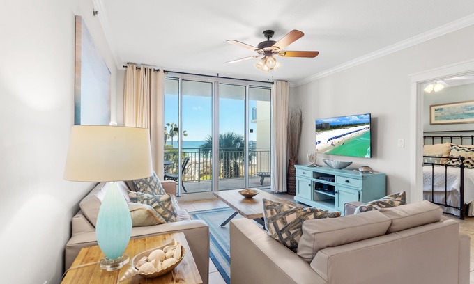 Fort Walton Beach Condo | Waterscape B304 ~ Amazing Beach & Lazy River Views ~ Free Beach Service