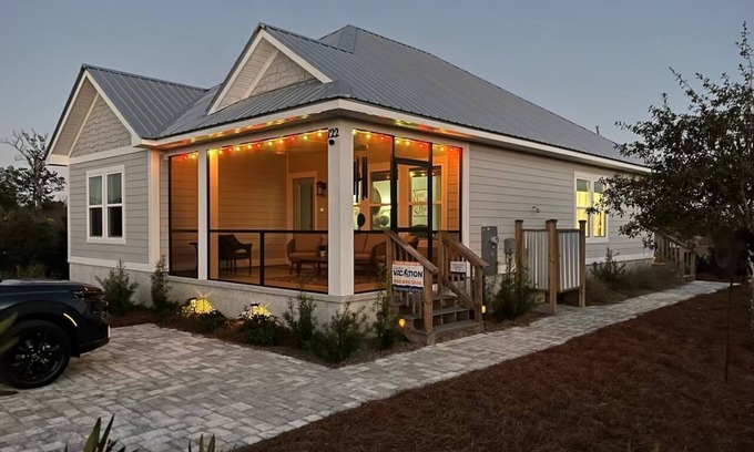 Mexico Beach House | WATERSHED COTTAGE IS A BEAUTIFUL NEW 3BD/2BA HOME! STEPS TO BEACH, PET FRIENDLY!