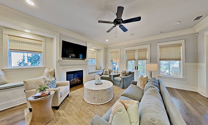 WaterSound West Beach House | Watersound Beach Home - 6 Free Bikes - Deeded Beach Access - Sleeps 12