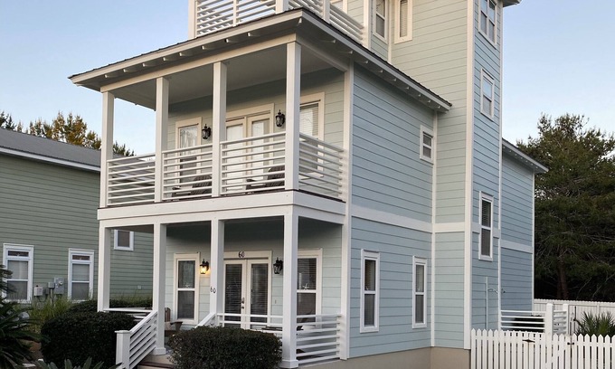 Seagrove Beach House | Weekly Discount! Private Heated Pool! Easy Walk to Beach! Close to Seaside!