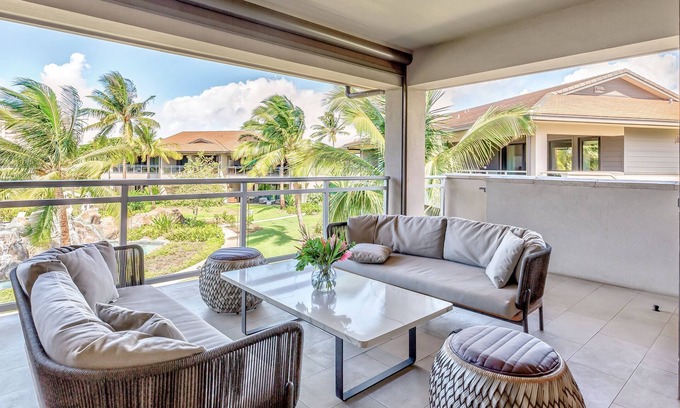 Honokowai Villa | Welcome to Luana Villa 9D Oceanfront Resort , Upstairs, Mountain/Pool view