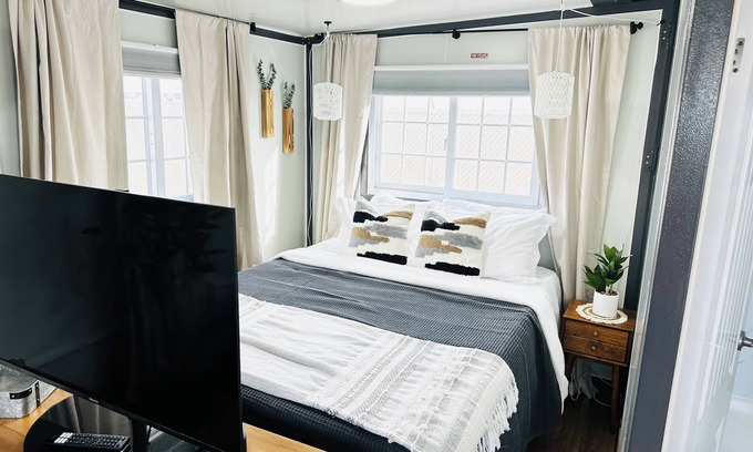 Pecos Apartment | Welcoming, Friendly Studio BoxHouse in Pecos: Queen bed with Full bed