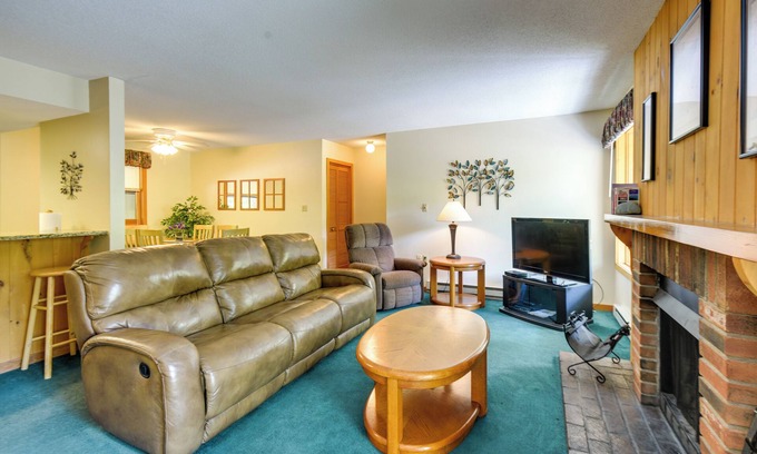 Lincoln Condo | Well-Appointed Lincoln Abode: Ski, Swim + Fish!