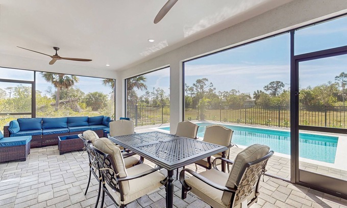 Rotonda Lakes House | Well appointed new home with private pool, large yard, W/D & dog friendly