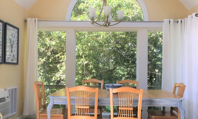 Brewster Condo | Well decorated luxury garden apartment with 3 private decks and spectacular golf course views!