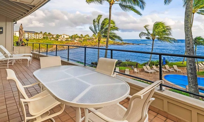 Poipu Condo | Whalers Cove #221 By Parrish Kauai: vast ocean view in this premier condo, steps