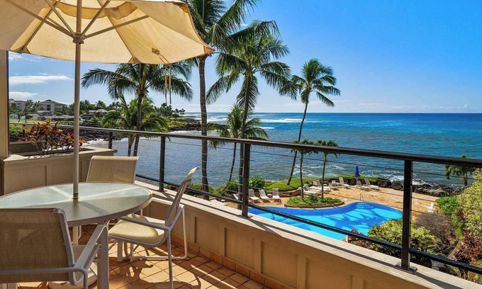 Poipu Condo | Whalers Cove #230 By Parrish Kauai: Oceanfront Views