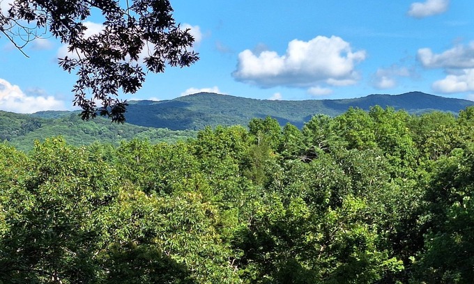 Blue Ridge Cabin | WHAT A VIEW from the HOT TUB!