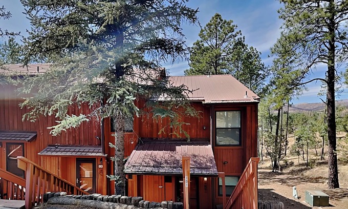 Ruidoso Condo | Whispering Bluff #101 | Incredible Views & Location