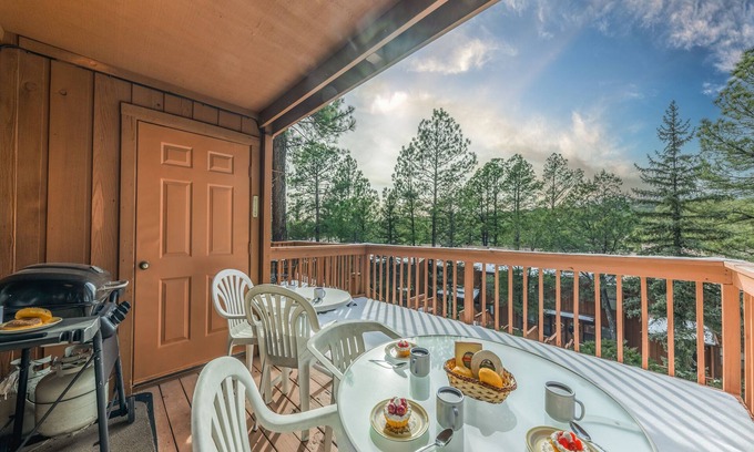 Ruidoso House | Whispering Bluff 103 | Cabin, Balcony, Near Trails