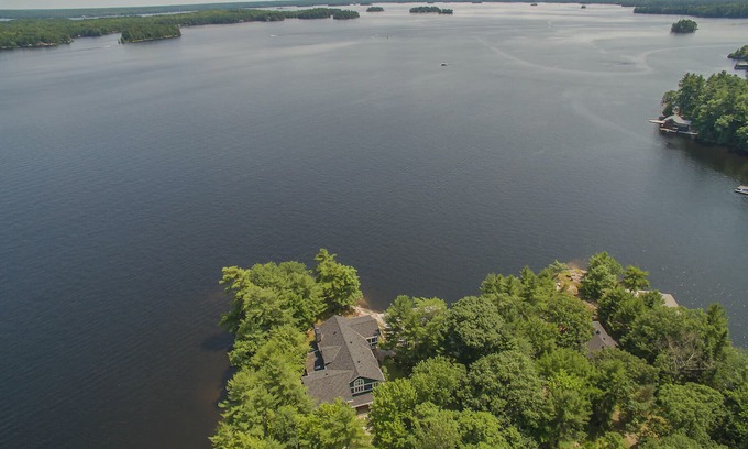 Muskoka Lakes Cabin | Whispering Pines ~ set on a private peninsula on Lake Muskoka!