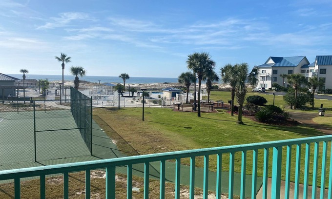 Fort Morgan Condo | White Sand Beach! Gulf View! Indoor Pool! Discount for stays of 7 nights or more