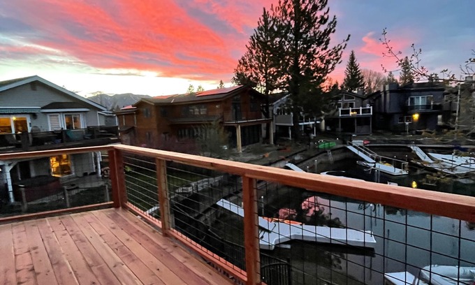 Tahoe Keys House | Whole House Tahoe Keys Luxury Home with Private Dock to Lake Tahoe