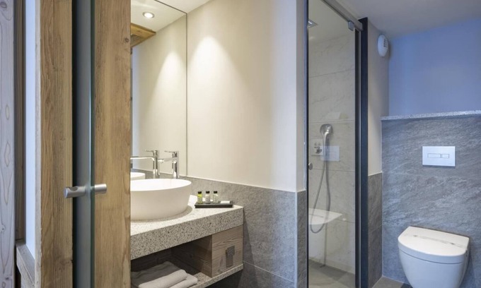 Les Houches Apartment | Wifi, view mountain, fitness, swimming pool, balcony, parking, tv, ski locker, 55m², Les Houches