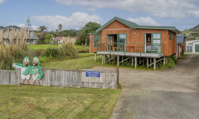 Rings Beach House | Wild Thyme at the Beach - Kuaotunu Holiday Home