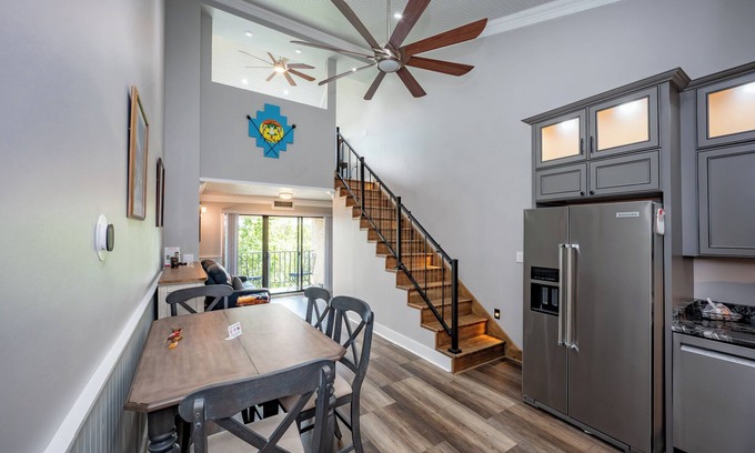 Thayerville Condo | Will O' The Wisp 712H: Studio Loft Condo with Private Balcony, Free WIFI!