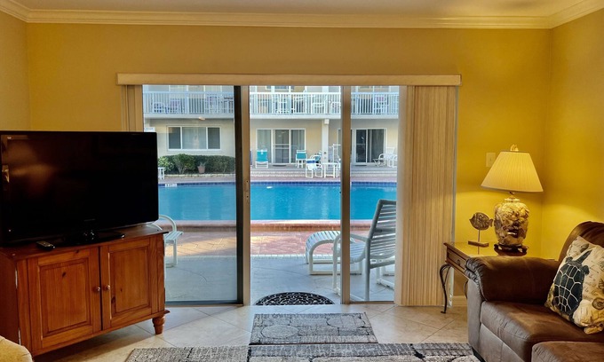 New Smyrna Beach Apartment | Win San C-103 Ocean View 2/2 Ground Floor Unit