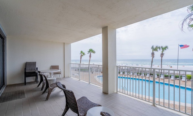 Orange Beach Condo | Windward Pointe 205 | Newly Remodeled Direct Beachfront