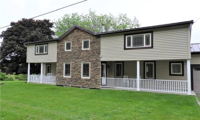Hammondsport House | Wine Down is an early 1900s Farm House overlooking Keuka Lake.