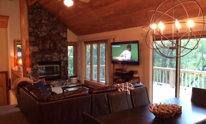 Nellysford House | Wintergreen Family Retreat- Each Br With Its Own Sliding Doors To A Deck