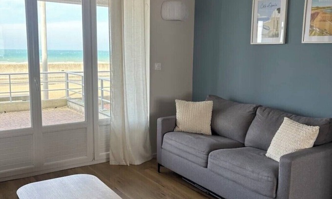 Wissant Apartment | Wissant sur mer - Ground floor apartment with sea view