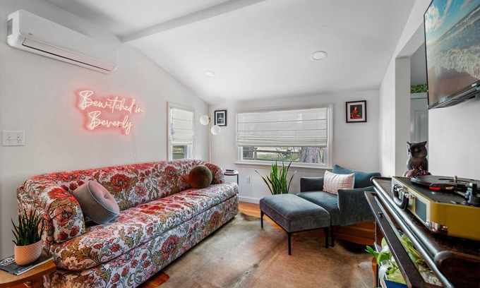 Beverly Cottage | Witchy Hideaway Cottage with AC, Outdoor Patio, Close to Salem & Downtown