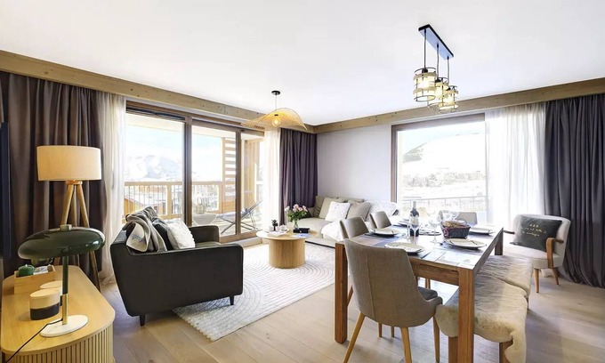 Bergers Apartment | Wohnung Cocooning sehr heller Fuß