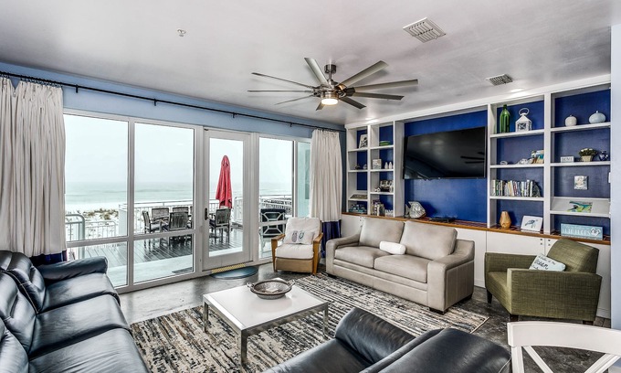 White Sands First House | Wonderful Gulf front 4 bedroom luxury townhome with private elevator*