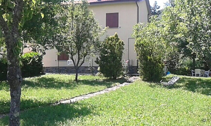 Porretta Terme House | Wonderful private villa for 4 guests with WIFI, TV, pets allowed, panoramic view and parking