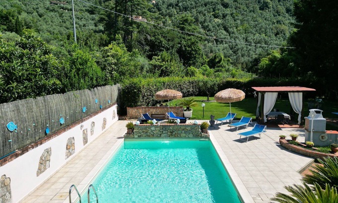 Camaiore House | Wonderful private villa for 5 guests with private pool, WIFI, TV and parking, close to Viareggio