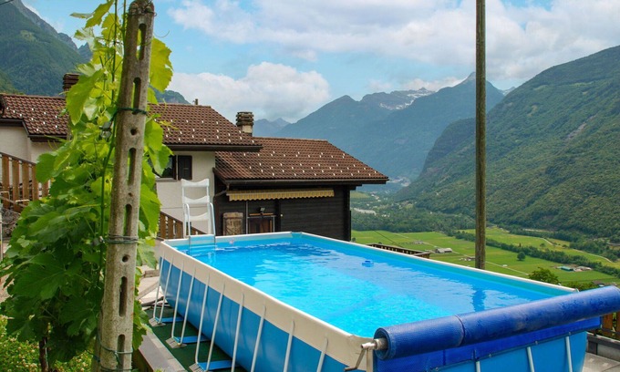 Malvaglia-dagro House | Wonderful private villa for 6 people with WIFI, private pool, TV, patio, pets allowed and parking