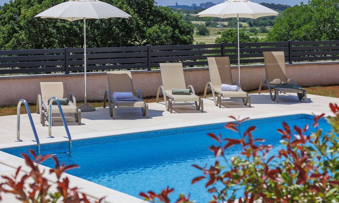 Jadreski House | Wonderful private villa with WIFI, A/C, private pool, TV, terrace, panoramic view and parking