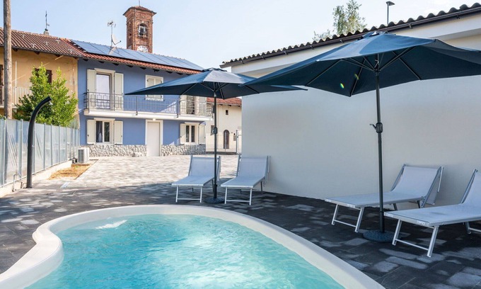 Cherasco House | Wonderful private villa for 6 people with A/C, private pool, WIFI, TV, terrace and parking