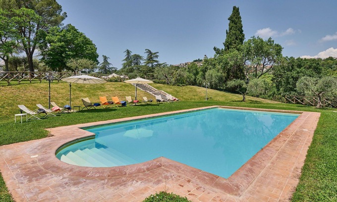 Agello Villa | Wonderful private villa with A/C, WIFI, private pool, TV, patio and panoramic view, close to Per.