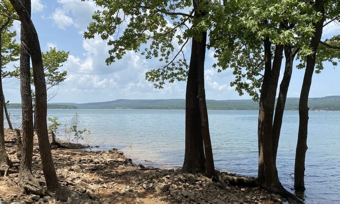 Greers Ferry House | Wooded Bliss on 1 acre with lake access across the street and sleeps up to 10!