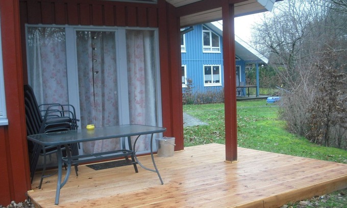 Bremke House | Wooden holiday home Scandinavian style with sauna