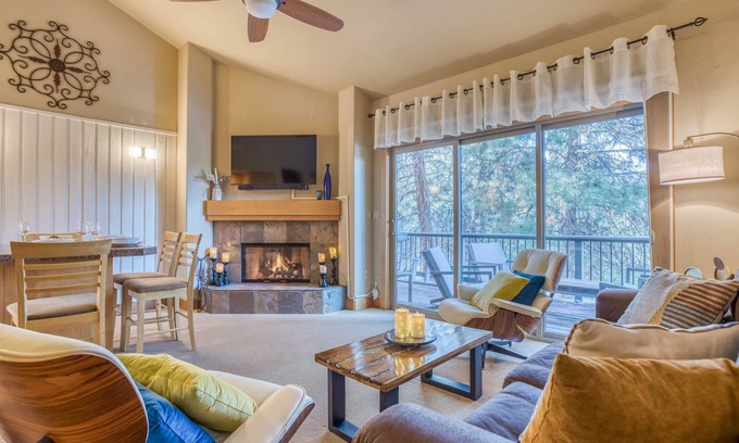Century West Condo | Woodland View, Deck, BBQ, Upper Level Bend Condo