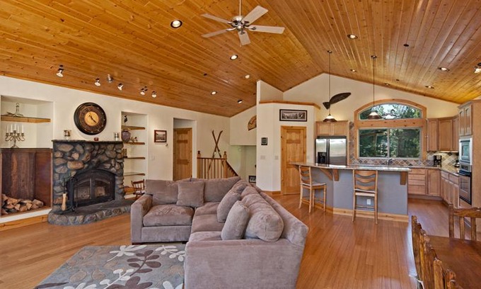 McKinney Estates House | Woodside Lodge on West Shore with Private Hot Tub, Pool Table & Game Room