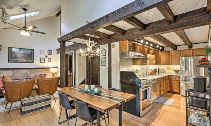 Kachina Village House | Woodsy Flagstaff Hideaway with Deck and Sunroom!