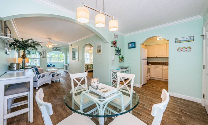 Indian Shores Condo | WOW! Beautifully Renovated Condo at Barefoot Beach Resort - Unit C203!