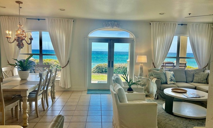 Santa Rosa Beach Condo | Wow! Gulf-Front, Incredible Views! Lg. Balcony, Pool, Grill, 30A, Great Location
